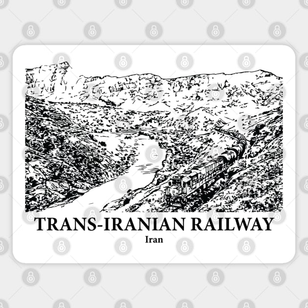 Trans-Iranian Railway - Iran Magnet by Lakeric
